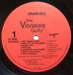The Vibrators ‎– Guilty