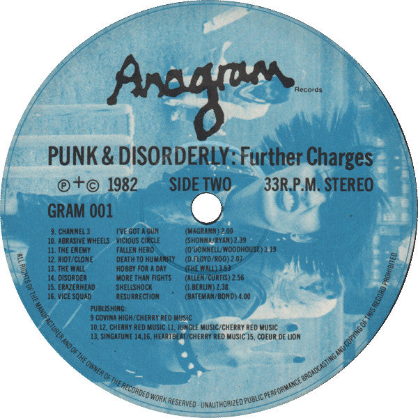 Various ‎– Punk And Disorderly - Further Charges