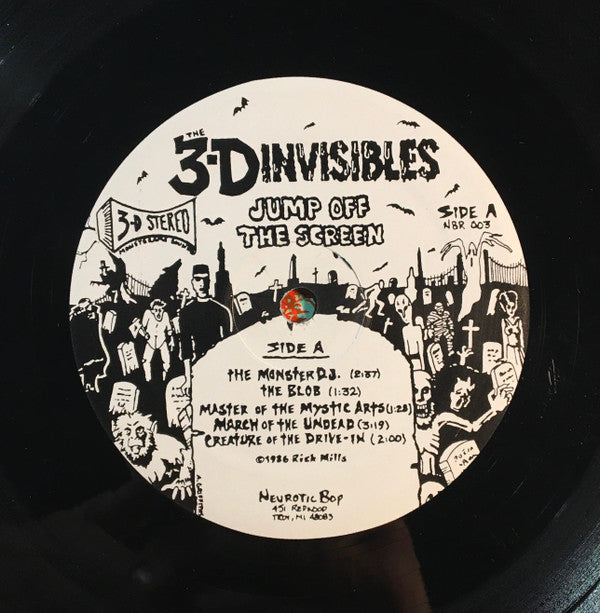 The 3-D Invisibles ‎– Jump Off The Screen