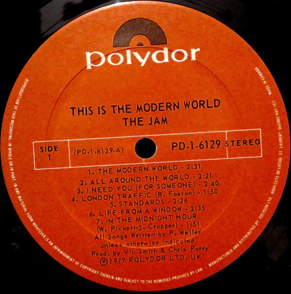 The Jam ‎– This Is The Modern World