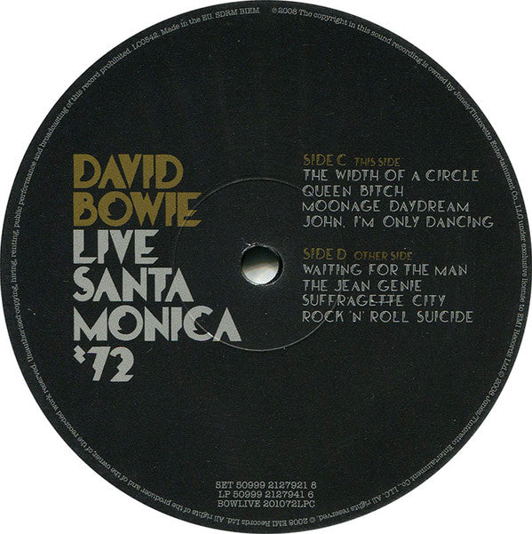 David Bowie ‎– Live Santa Monica '72