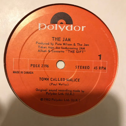 The Jam ‎– Town Called Malice / Precious