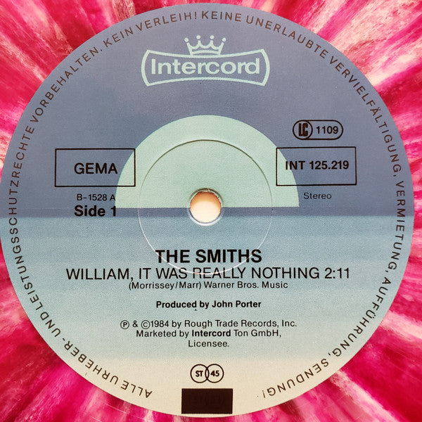 The Smiths ‎– William, It Was Really Nothing