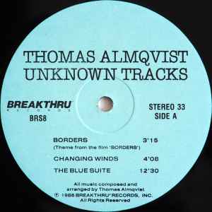 Thomas Almqvist ‎– Unknown Tracks