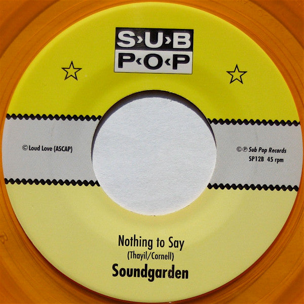 Soundgarden ‎– Hunted Down b/w Nothing To Say