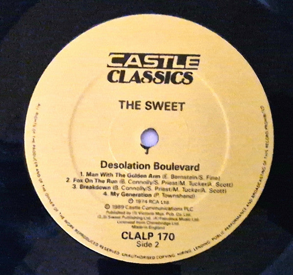Sweet* ‎– Desolation Boulevard
