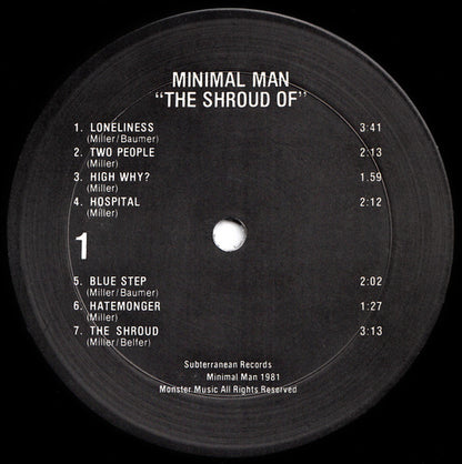 Minimal Man (2) ‎– The Shroud Of