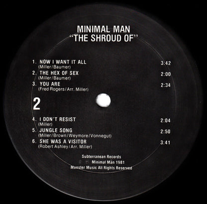 Minimal Man (2) ‎– The Shroud Of