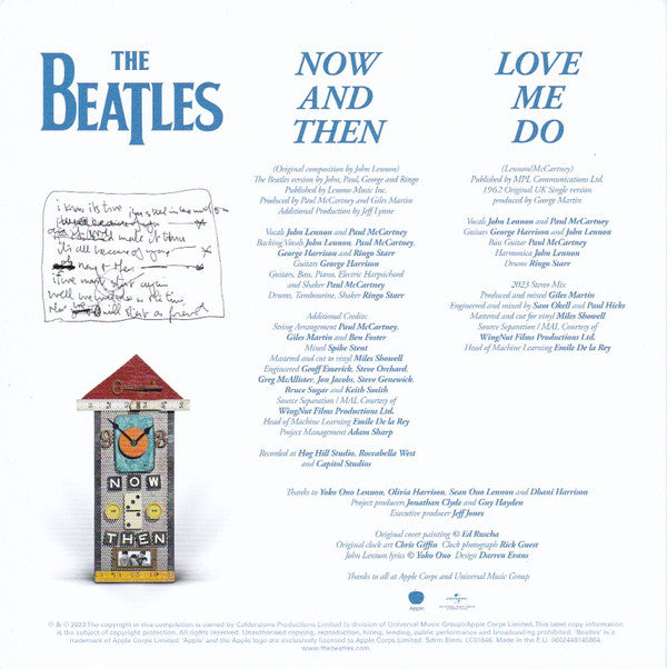 The Beatles ‎– Now And Then / Love Me Do