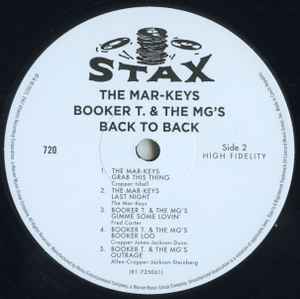 The Mar-Keys / Booker T. And The MG's* – Back To Back