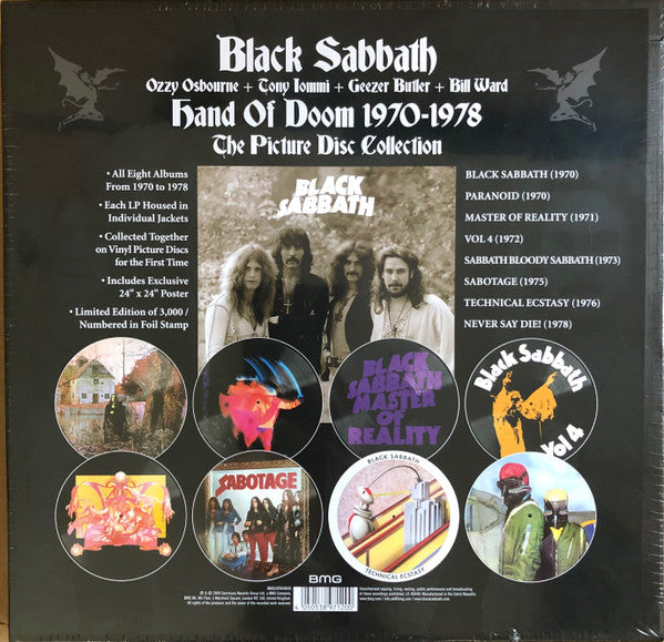 Black Sabbath ‎– Hand Of Doom 1970-1978