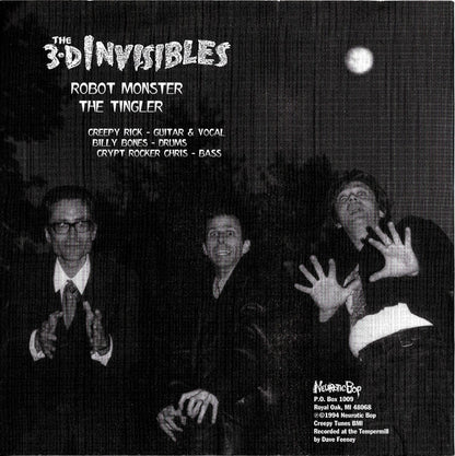 The 3D Invisibles* ‎– Robot Monster