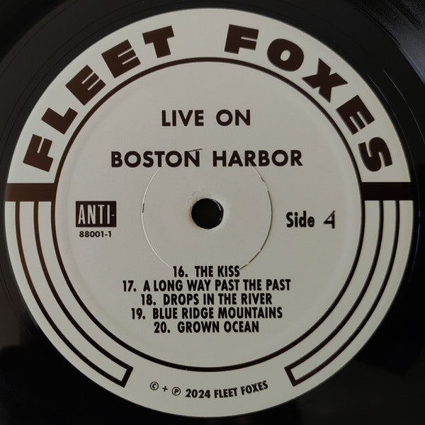 Fleet Foxes ‎– Live on Boston Harbor