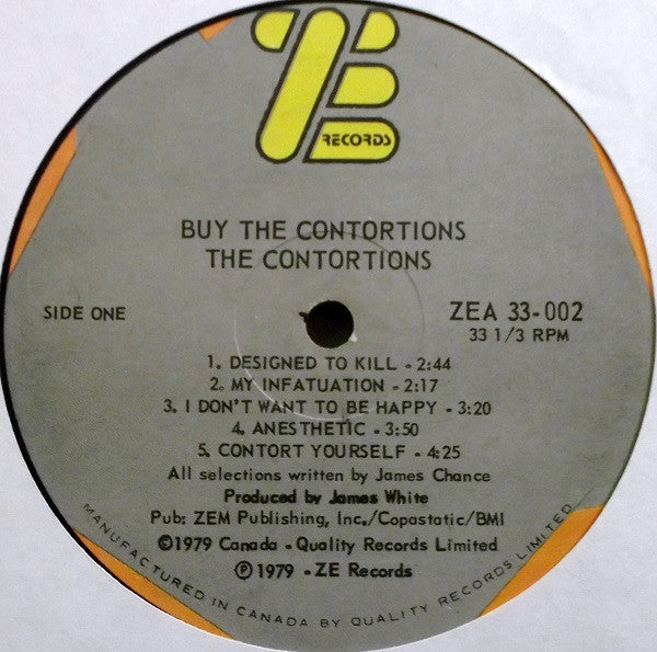 Contortions* ‎– Buy