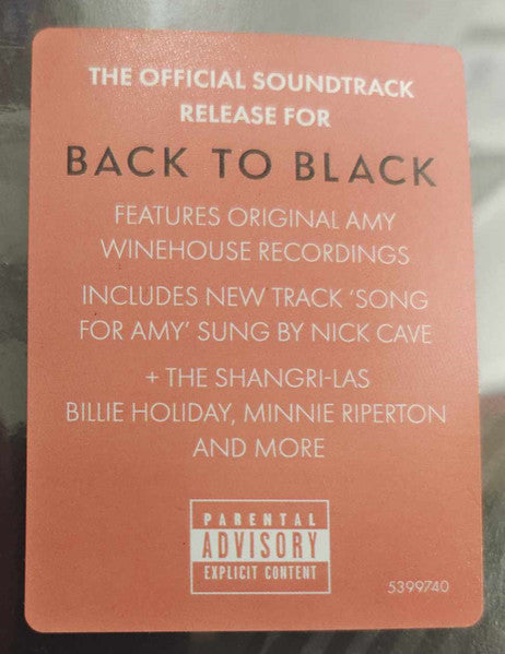 Amy Winehouse / Various – Back To Black (Songs From The Original Motion Picture)