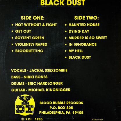 YDI ‎– Black Dust