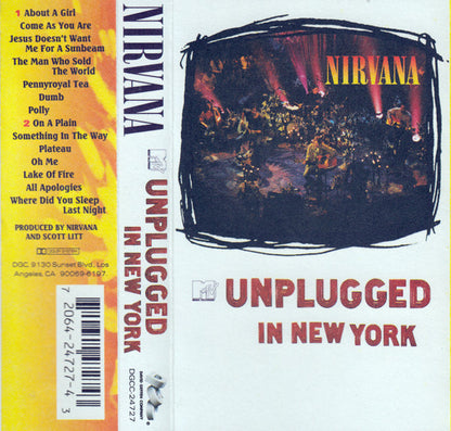 Nirvana ‎– MTV Unplugged In New York