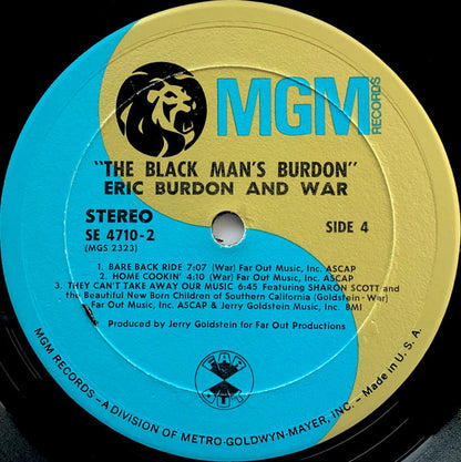 Eric Burdon And War* ‎– The Black-Man's Burdon