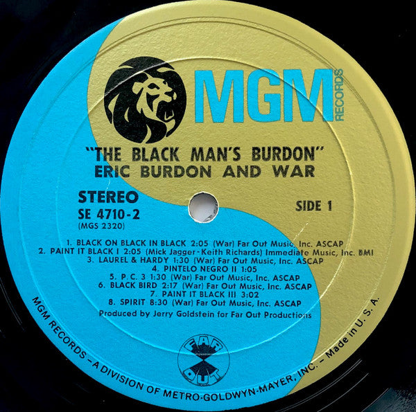 Eric Burdon And War* ‎– The Black-Man's Burdon