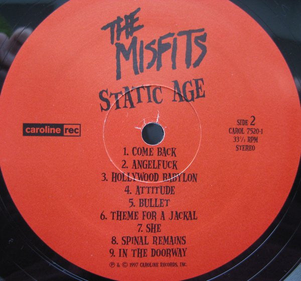 The Misfits* ‎– Static Age