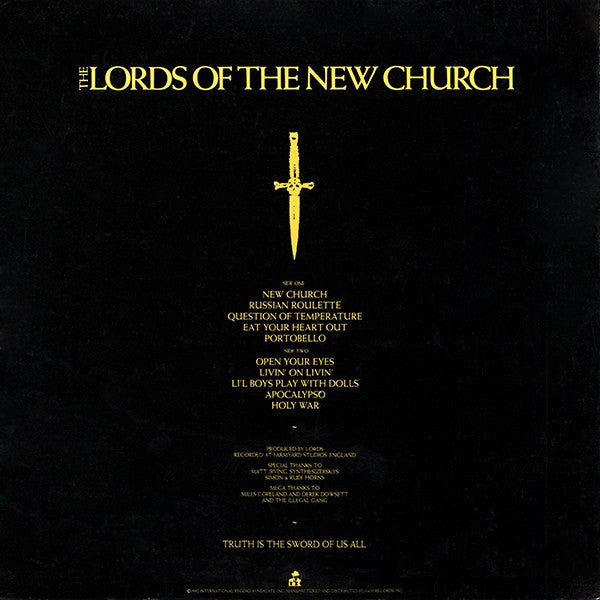 The Lords Of The New Church* ‎– The Lords Of The New Church