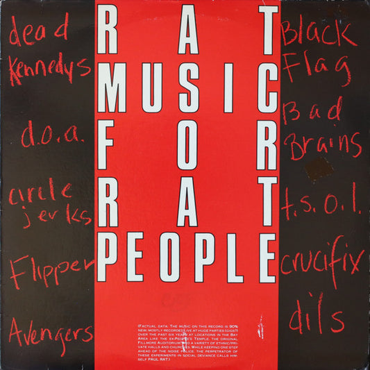 Various ‎– Rat Music For Rat People